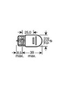 [OSRA7515] Gloeilamp   12V    21/5W   W3x16q