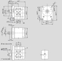 [DKWK 81 005 060 B]  Pomp 4 gaten 72,0 x 100 - conische as - 8,0 cc - Links draaien - Bosch