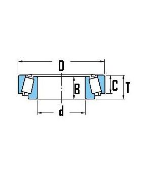 [KOYO30210] Kegellager - 50 x 90 x 20/17
