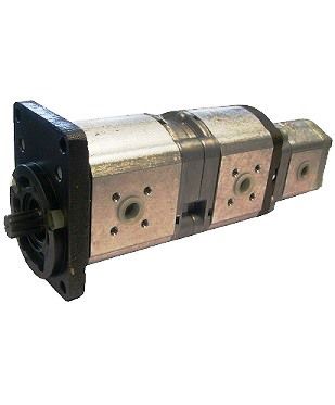 [DKWK 81 003 300 B] Pomp 4 gaten 72,0 x 100 - spline as 9T - 19,0 + 11,0 + 2,0 cc - Links draaien - Bosch