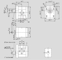 [DKWK 81 009 004 B] Pomp 4 gaten 71,4 x96 - conische as - 11 cc - Rechts draaien - speciaal NH - Bosch