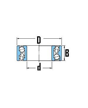 [KOYO3209] Hoekkontaktkogellager - 45 x 85 x 30,2