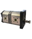 [DKWK 81 010 208 B]  Pomp 4 gaten 71,4 x96 - speciaal Claas - conische as - 14,0 + 8,0 cc - Rechts draaien - Bosch