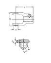 [WALT10.10.06] Gaffel met bout AGKF 1.3/8" - 6