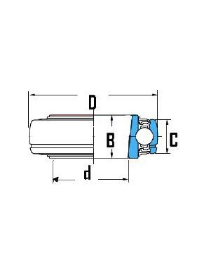 [KOYOUK207] Lager conisch 1/12 - 35 x 72 x 26 - voor as 30 mm