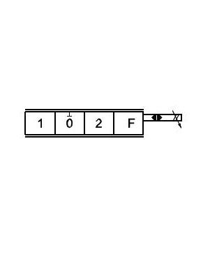[DANF157B4416] Bediening proportioneel medium,zweefstand, Hirshcman connector - PVEM - 12 V
