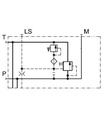 [DANF157B5100] Ingangsplaat open center - pomp met vaste debiet - G 3/4"