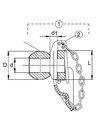 [DKWK 90 501 072] Kogelvangsteun cat 3/3 - clips Ø 12mm