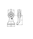[DKWK 90 501 295] Aanlaseind Ø 28,2 mm - Breedte 70 mm - type Fiat