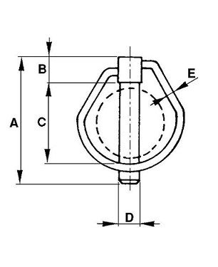 [DKWK 90 502 002] Borgspeld   ( Ø 4,5)