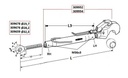 [WKSS309952] Derde punt CAT 3 - buis L = 440 mm