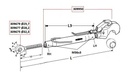 [WKSS309950] Derde punt CAT 3 - buis L = 360 mm