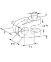 [WKSS306404] Gaffelkop voor derde punt CAT 2 - Ø 25,7 mm