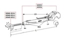 [WKSS309955] Derde punt CAT 2 - buis L = 320 mm