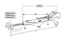 [WKSS309957] Derde punt CAT 2 - buis L = 420 mm