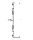 [WKSS305451] Ontgrendingkabel L = 4000 MM