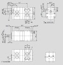 [DKWK 81 001 202 B]  Pomp 2 gaten 60,0 x 60 - conische as - 14 +  4,0 cc - Links draaien - Bosch
