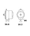 [ISKRIA1348] Alternator Mahle MG233  14V - 95 A