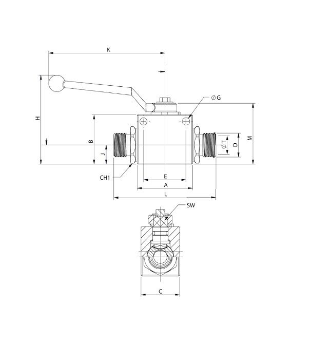 [DKWK 80 900 155] Kogelkraan 2 wegen M18 - 12L buiten
