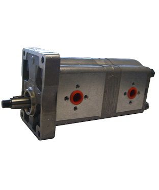 [DKWK 81 001 250 H]  Pomp 4 gaten 71,4 x 96 - conische as - 15 + 11,0 cc - Links draaien - Sauer