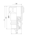 [DKWK 80 955 004] Snelkoppeling mannelijk - DN 13 - 1/2" NPT