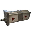 [DKWK 81 001 251 H]  Pomp 4 gaten 71,4 x 96 - conische as - 19 + 14,0 cc - Links draaien - Sauer