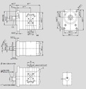 [DKWK 81 002 002 B]  Pomp 4 gaten 72,0 x 100 - conische as + voorzetlager - 8,0 cc - Rechts draaien - Bosch