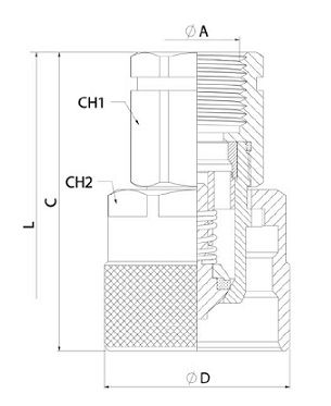 [DKWK 80 955 170] Snelkoppeling mannelijk - DN 20 - 3/4" BSP