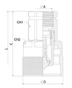 [DKWK 80 955 170] Snelkoppeling mannelijk - DN 20 - 3/4" BSP