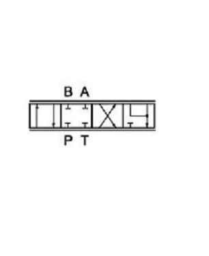 [DANF157B9825] Schuif     5  l/min - P-T-A-B gesloten-Zweefstand handbediening