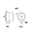[ISKRIA1078] Alternator Mahle MG209  14V - 55 A