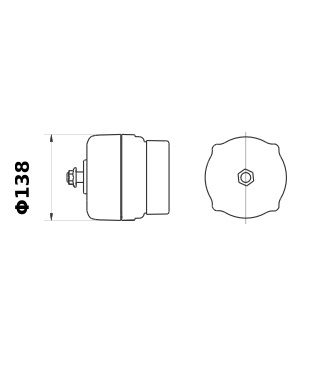 [ISKRIA0292] Alternator Mahle MG111  14V - 60 A
