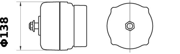 [ISKRIA0292] Alternator Mahle MG111  14V - 60 A