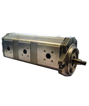 [DKWK 81 010 300 S] Pomp 2 gaten 106,4 - SAE A - conische as - 17 + 11 + 8,0 cc - Rechts draaien - Sauer