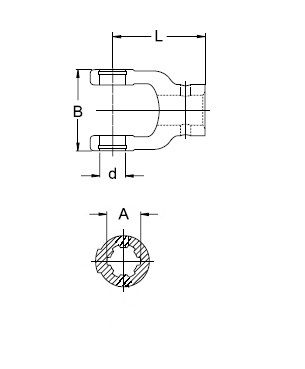 [WALT21.12.128] Gaffel NG 1.3/8" - 6
