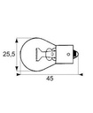 [PACA181114] Gloeilamp   12V   18W     BA15s