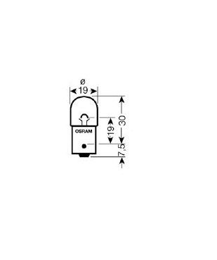 [OSRA5627] Gloeilamp   24V    5W       BA15s
