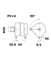 [ISKRIA1191] Alternator Mahle MG26  12V - 120 A