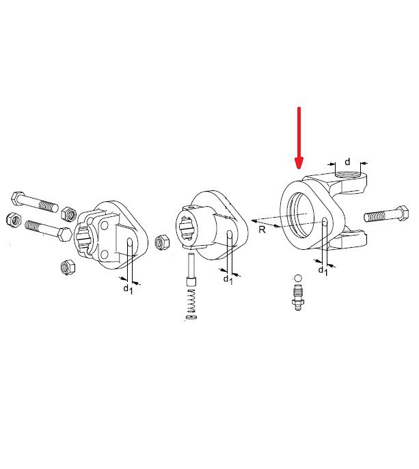 [BOND213060017] Gaffel - bout 10 mm - R = 60 mm