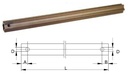 [WALT75.45.55L0680] Profielbuis S5H - 47,0 x 61,0 - lengte 0680mm - gehard