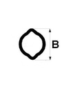 [BOND121033000] Profielbuis 33,5 x 2,0 lengte 3000mm