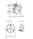[BOND602205601R] Vrijloop 1.3/8" - 6 / kruis 30,2x79,4 / 3800nm - Links draaien