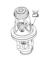 [WALT36.83.318XS4] Kruiskoppeling PW580 - gaffel QSG 1.3/8 - 6 x gaffel buis S4LGA