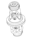 [WALT20.83.830XOOC] Kruiskoppeling WW2280 - gaffel ASGE 1.3/8 - 6 x gaffel buis OOcGA