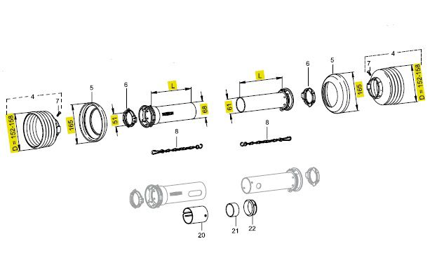 [WALT80.61.104] Afdichtkap SD15 - SDF15 voor smeering