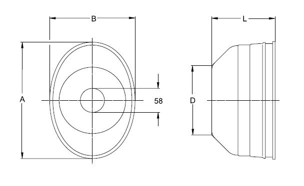 [WALT82.08] Kap machinezijde lengte 110mm