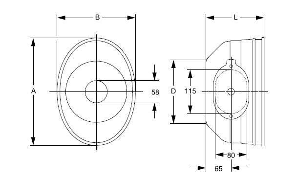 [WALT82.38] Kap machinezijde 275 x 217 lengte 180mm met montage opening
