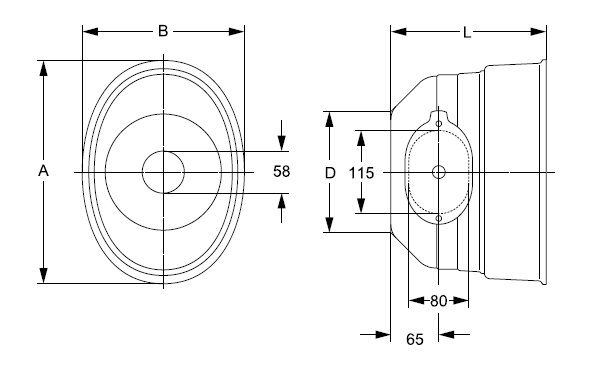 [WALT82.76] Kap machinezijde 280 x 200 lengte 210mm met montage opening en rubber verlenging