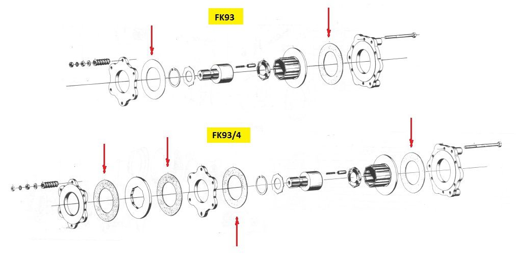 [WALT56.73.15] Ferrodo 102x170x3,2 - K93 - K93/4