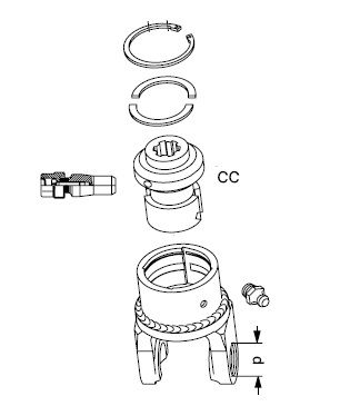 [WALT56.19.60] Naaf 1.3/4" - 20 - F5/2 - FKB61/30 - type CC